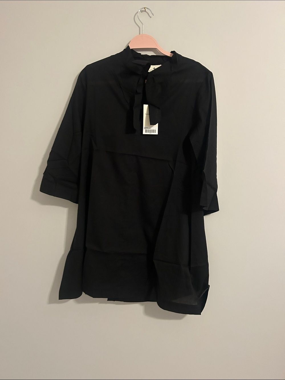Tuckernuck Black Marseille Caftan Dress NWT Resort Beach Cover Up Size S